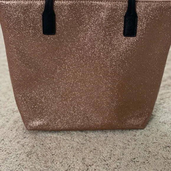 Kate Spade Glitter Tote Bag - Rose Gold - Picture 5 of 12